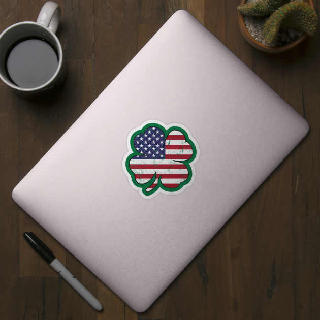 American Flag Shamrock by MikesTeez